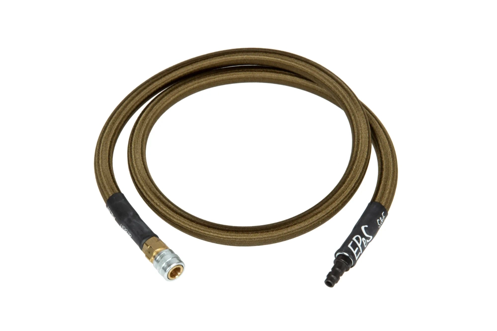 Opletená hadice HPA S&F Mk.III 100 cm - olivová barva