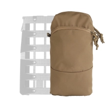 Wosport Cargo poche universelle 3x6 Vertical Laser Cut Coyote Brown