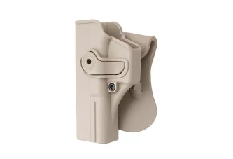 Polymerové pouzdro pro Glock 17/22/31 PRO LEVÁKY - tan