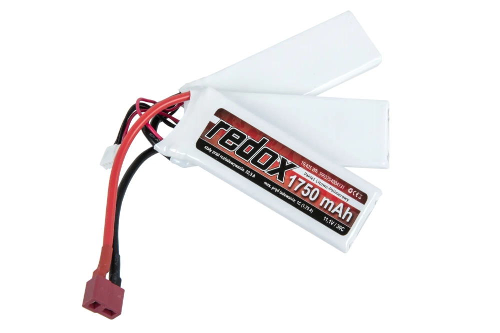 Batería Li-Po Redox 1750 mAh 11,1 V 30C 3 módulos Deans