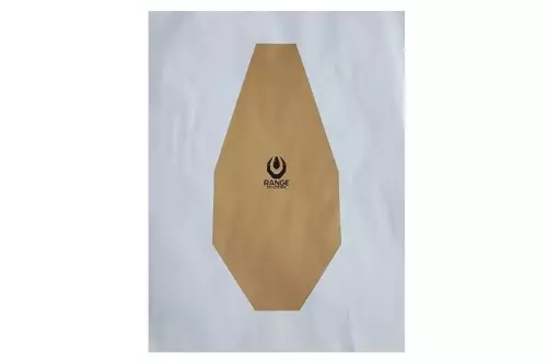 Alpha zone stickers - 50 pcs - brown