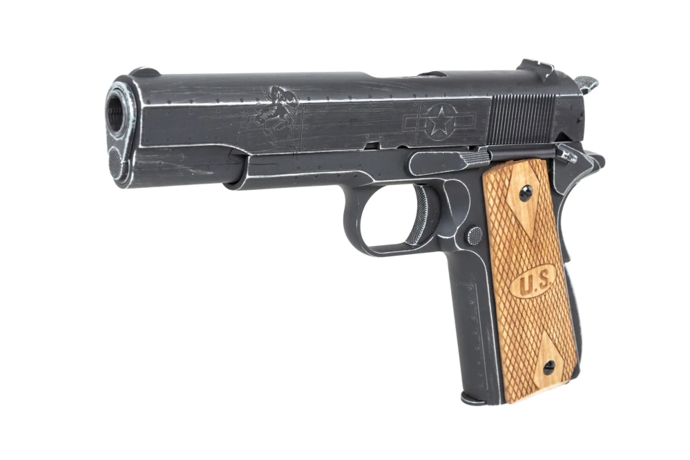 Cybergun Auto Ordnance 1911 Victory Girl Groen Gas ASG Pistool