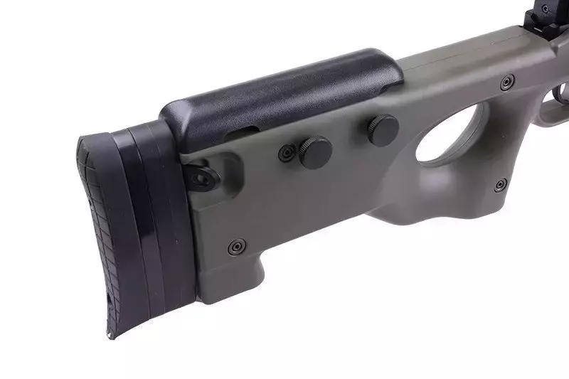 Airsoft pušky odstřelovací puška 4402D (s dalekohledem a dvojnožkou) - olivová barva