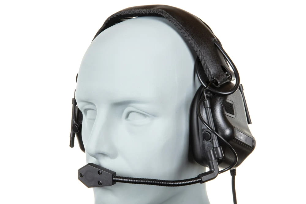 Auriculares tácticos Wosport HD-08 Gen. 5 Negro