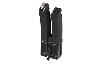 Chargeur hi-cap 560 billes (double) pour répliques type MP5