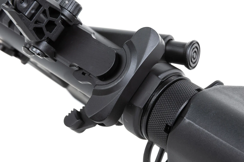 Specna Arms Daniel Defense® MK18 SA-P19 Prime™ Aster II ETU airsoft Carbine with Single Fire Only Brushless Motor Black