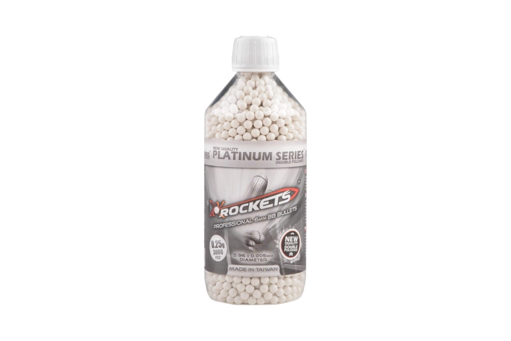 Bolas  0.25g Rockets Platinum 3000 uds