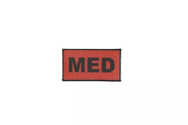IR patch - MED - black/red