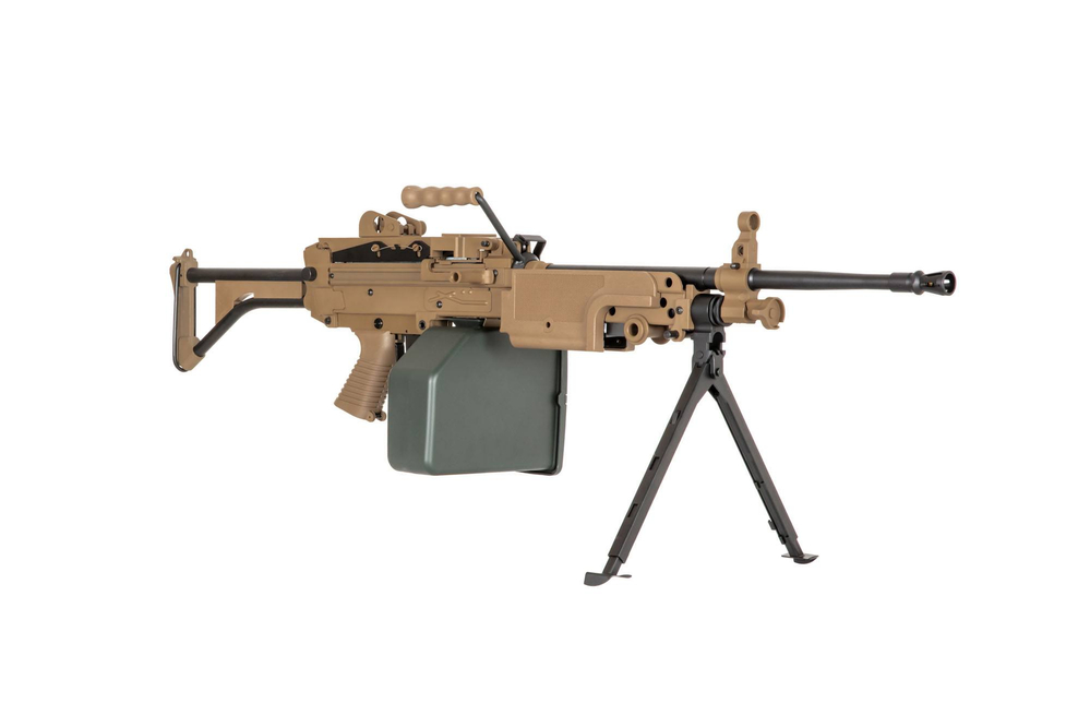 airsoft Specna Arms SA-249 MK1 CORE™ Tan kulomet (OUTLET)