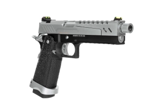 Hi-Capa 5.1 Split Side Pistol Replica - Black / Chrome