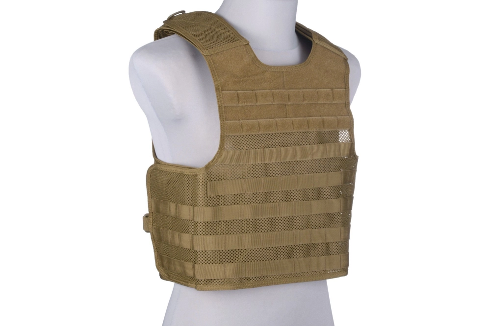 Lekki siatkowy Plate Carrier - tan
