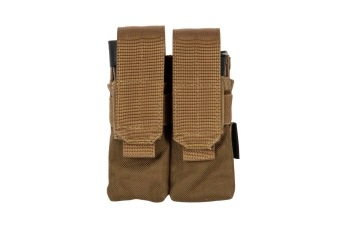Pochette double pour chargeurs 9mm - Marron Coyote