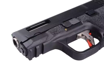 Pistola de airsoft 3.fuerza compacta de 8 MP - Negro