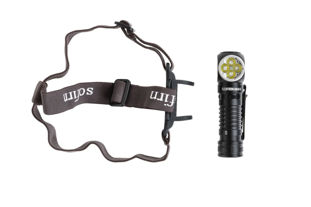 Lampe frontale Sofirn HS41 avec batterie rechargeable Noir