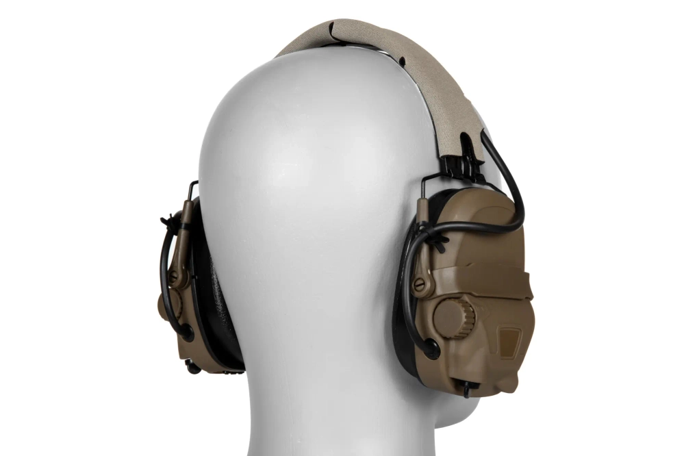 HD-17 Gen 6 Tactical Active Headset - Brown