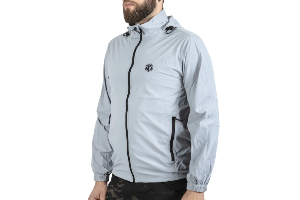 Chaqueta cortaviento Emerson Gear Blue Label Star Light Grey