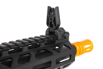 Specna Arms RRA SA-E25 HAL ETU™ Carabine airsoft Noir avec dispositif de décharge orange