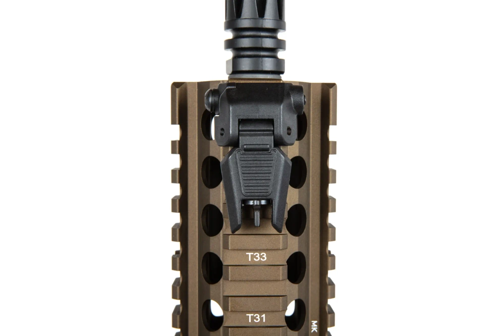 Airsoftová puška Specna Arms Daniel Defense® MK18 SA-P19 Prime™ HAL™ ETU s bezkomutátorovým motorem Chaos Bronze