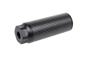 Carbon Silencer Silverback Kort 14mm CCW Zwart