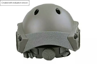 Airsoftová zbraň přilbau X-Shield FAST PJ - zelená barva listů
