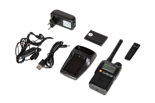 Ruční dvoukanálová vysílačka UV-3R (VHF/UHF), 2W