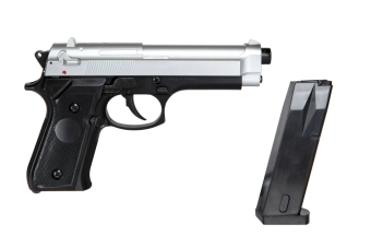 Pistolet airsoft GAH.202 - Noir Argent