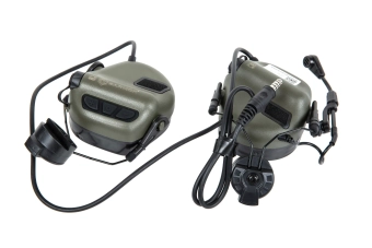 Protecteurs auditifs actifs Earmor M32H Plus Foliage Green
