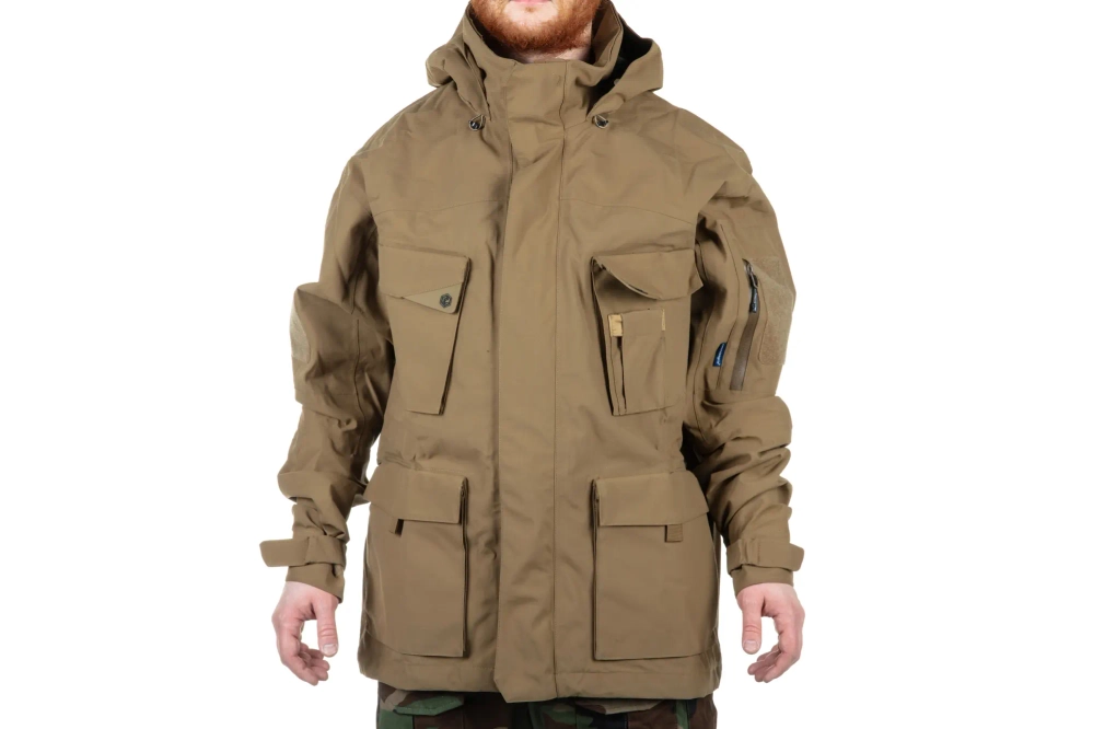 Emersongear Blue Label 'Dimorphic Egret' Khaki Softshell jas