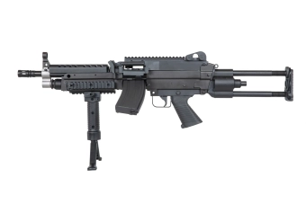 Karabin maszynowy ASG A&K M249 Para Czarny