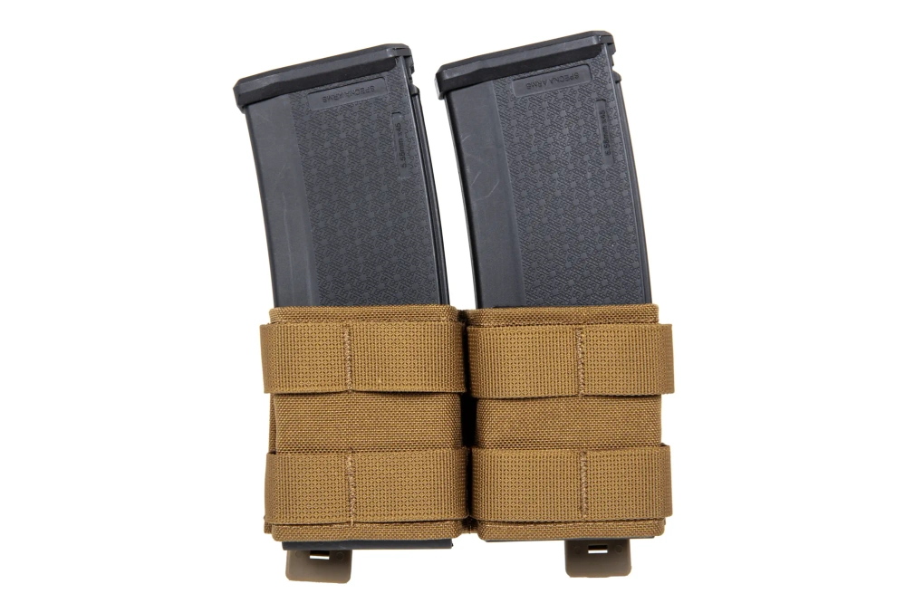 Porte-chargeur à double ouverture 5,56 mm Wosport Coyote Brown