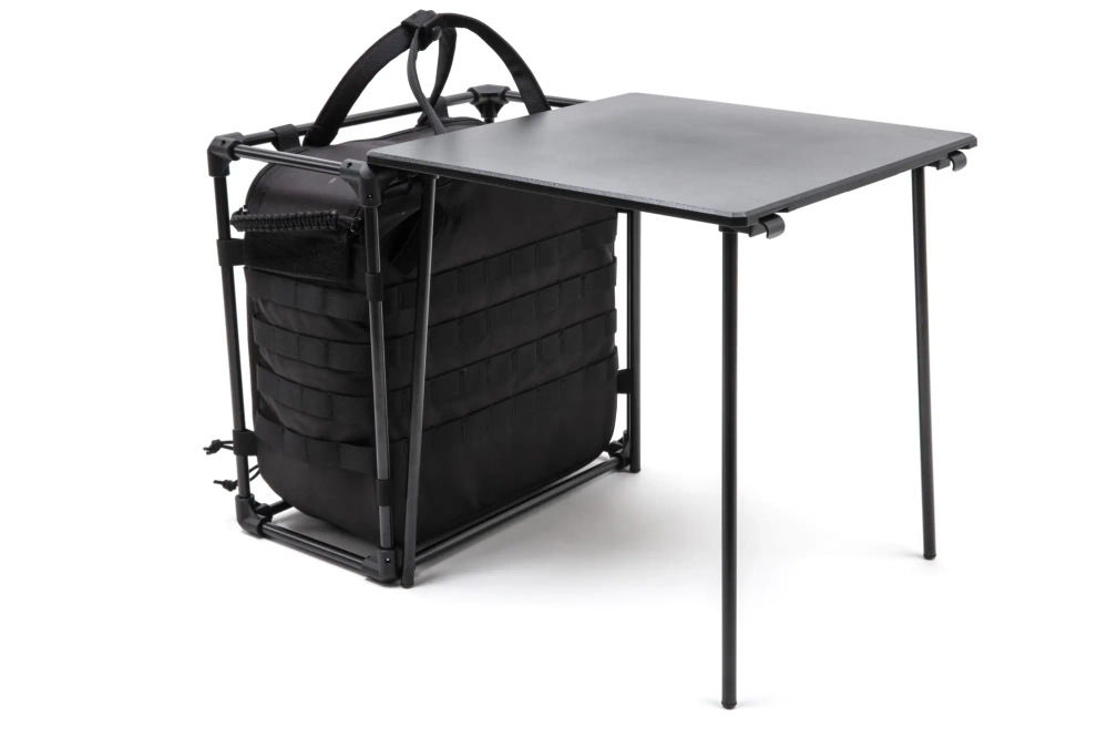 Wosport folding hiking table Black