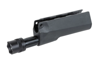 Empuñadura delantera para la réplica del MP5 Golden Eagle M-257 con linterna integrada