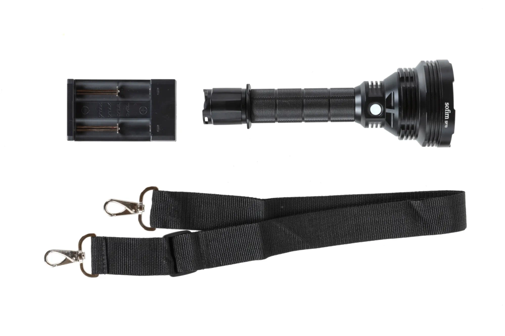Sofirn SP70 zaklamp met batterijen Zwart