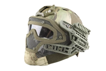 Réplica del casco FAST PJ G4 System con pantalla facial - ATC-FG
