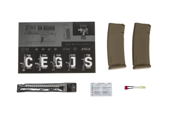 RRA & SI SA-E17-L EDGE™ Assault Rifle Replica - Light Ops Stock - Half-Tan
