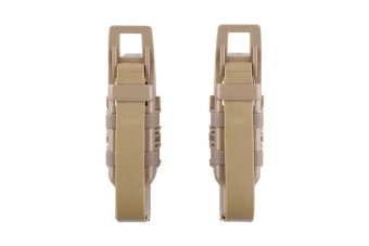 Pochette double Open III (XS) pour chargeurs pistolet owe - tan