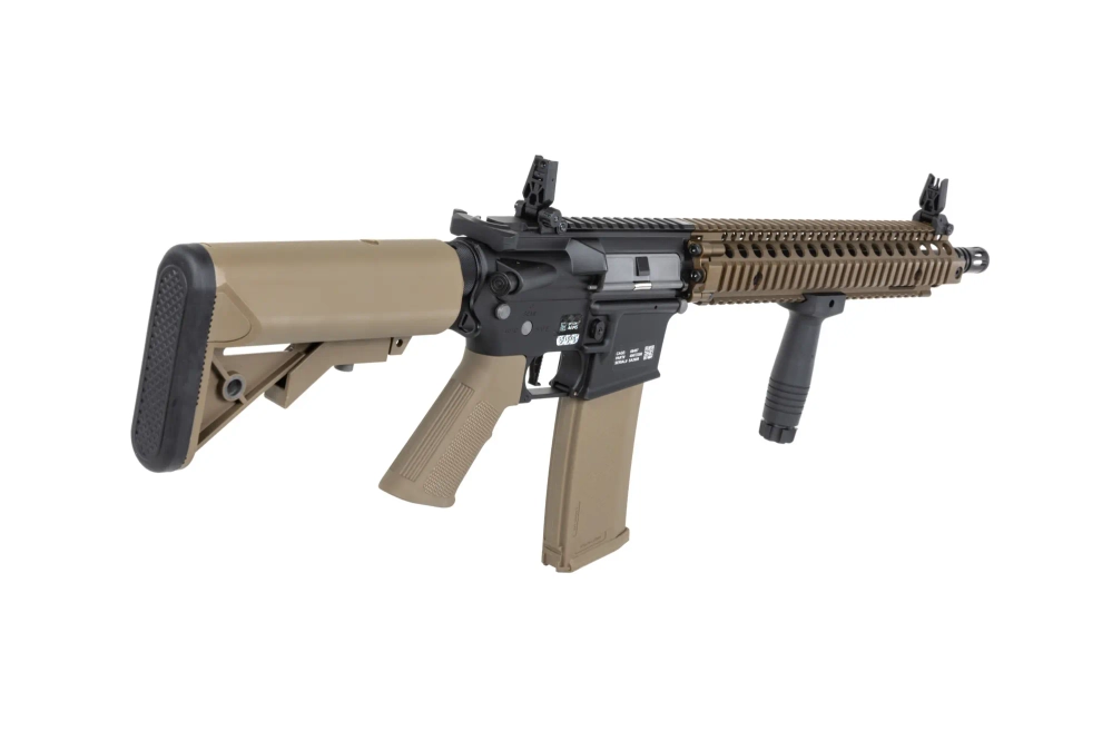 Specna Arms Daniel Defense® MK18 SA-P26 Prime™ Aster II ETU airsoft Carbine with Single Fire Only Chaos Bronze Brushless Motor