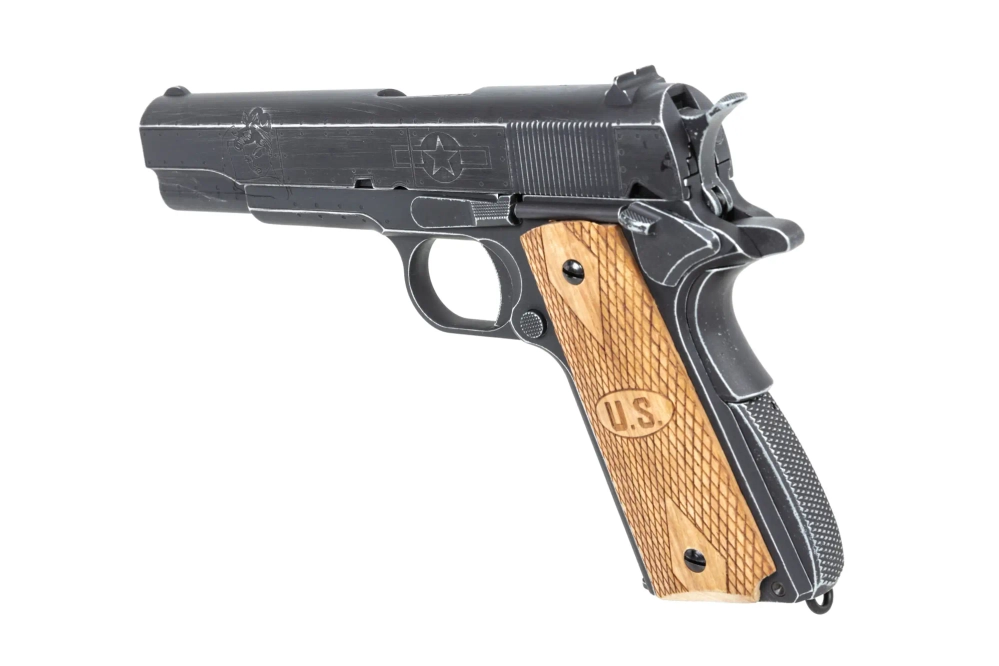 Pistola de gas airsoft Cybergun Auto Ordnance 1911 Victory Girl Verde
