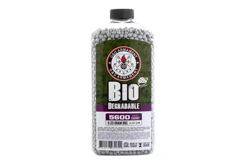 BBs biodegradable 0.33g G&G 5600 pcs