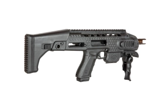 Pistolet airsoft ACP601 avec conversion Caribe - Noir