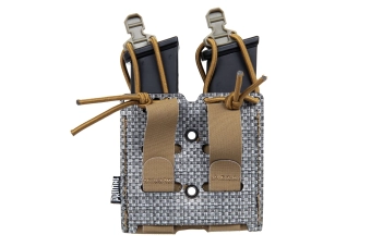 Pružné dvojité pouzdro na pistole Primal Gear Coyote Brown