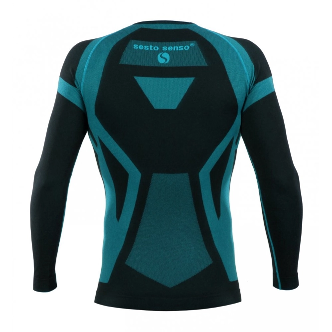 Sesto Senso Thermo Active CL16 termo tričko s dlouhým rukávem černo-modré