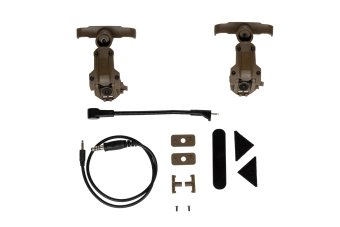 Casque actif tactique HD-17 Gen 6 - Marron