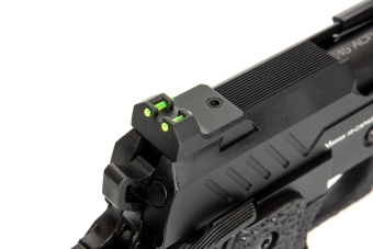 Hi-Capa 5.1 Split Side Pistol Replica - Black (with BDS Sight)