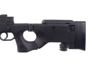 Airsoft pušky odstřelovací puška P288 s dvojnožkou - černá