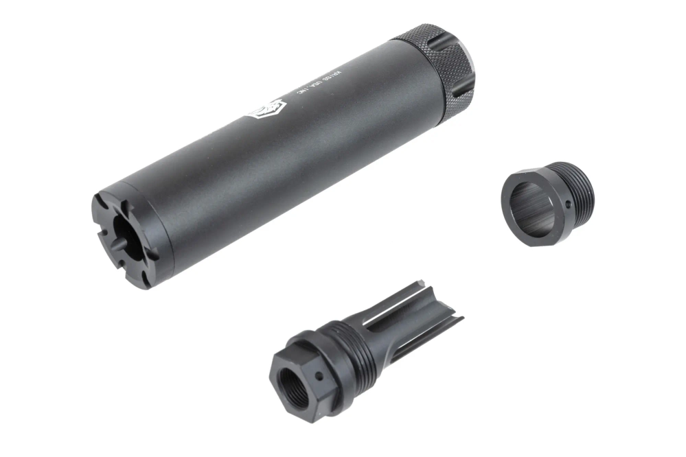 Juego de supresores de sonido réplica Cyma con supresor de llamas réplica HY-204