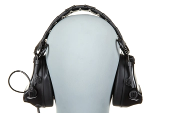 Wosport C5 HD-14-A tactische headset Zwart