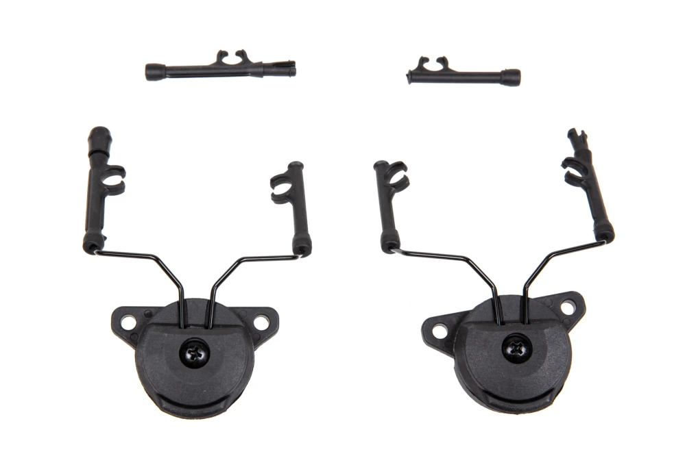Comtac hoofdtelefoonadapter voor Team Wendy-rails (Type 2) - Zwart
