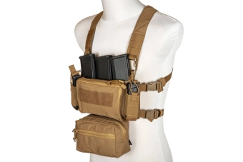 Chaleco táctico Todoterreno Chest rig Wenator+ Coyote Brown