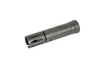 Acier cache flamme pour répliques M4/M16 - 14mm CW/CCW